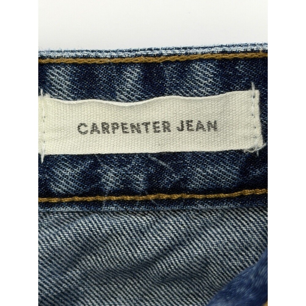 Cotton On Floral Carpenter Jeans Size 8 Blue Wide Leg Cargo Pants High Rise - Picture 9 of 13